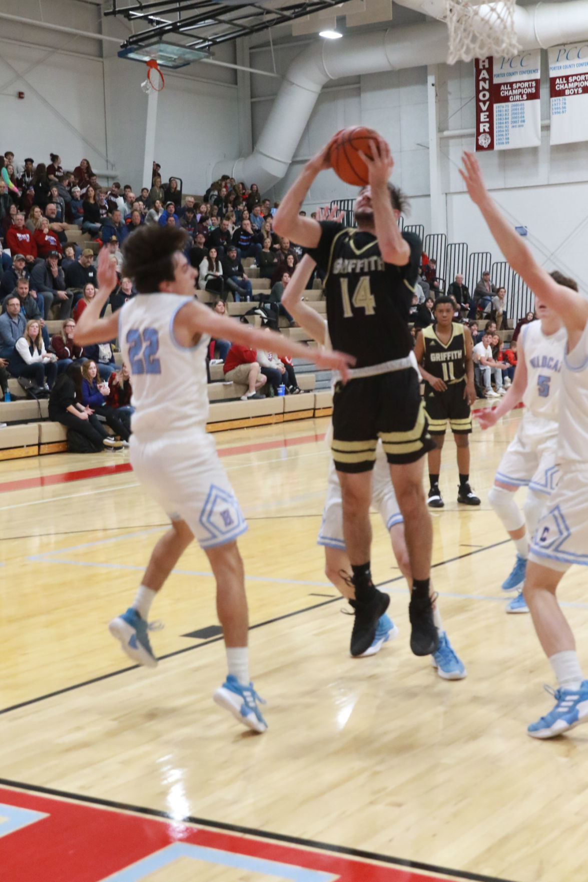Gallery: Boys basketball - Griffith at Hanover Central